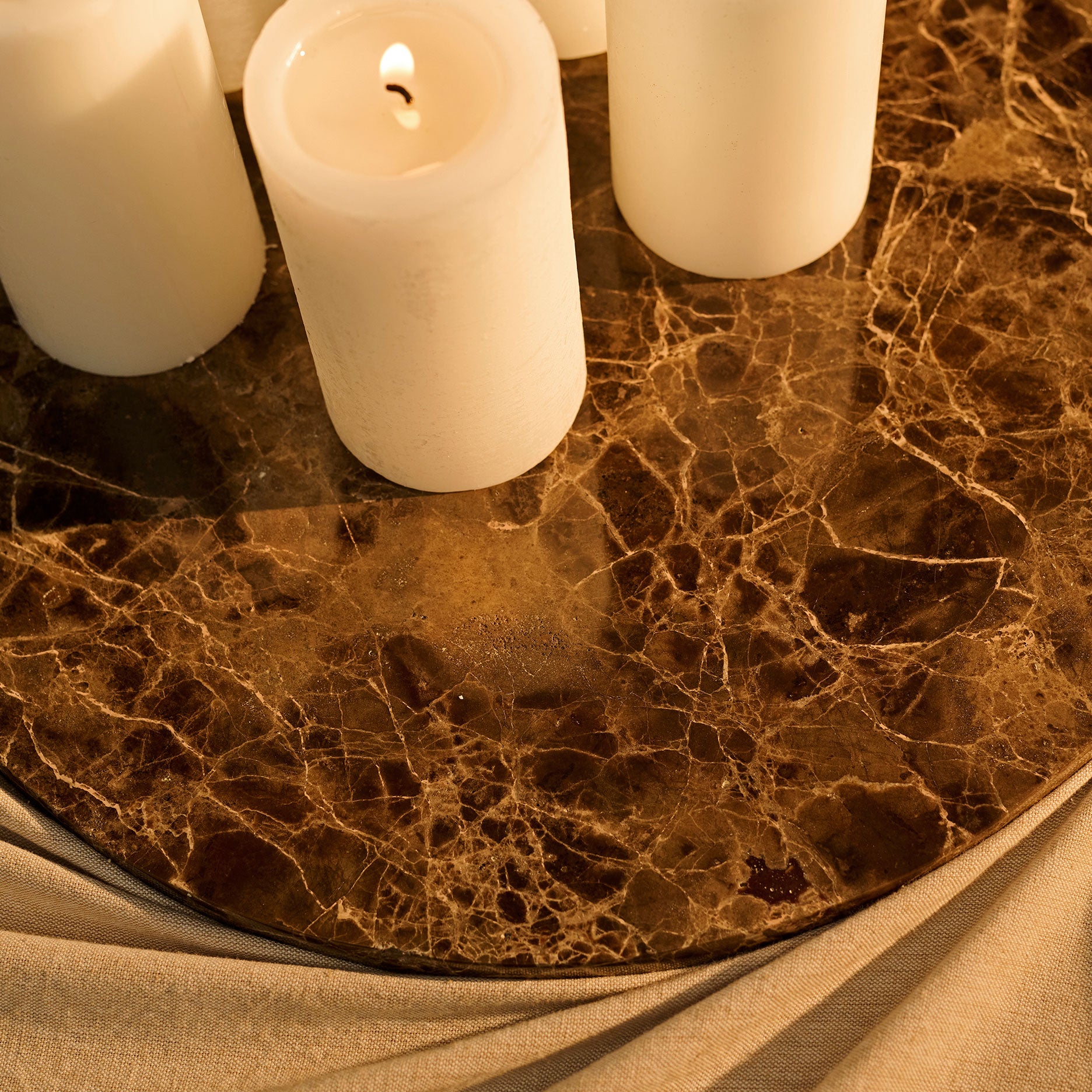 Marble II Rund plade
